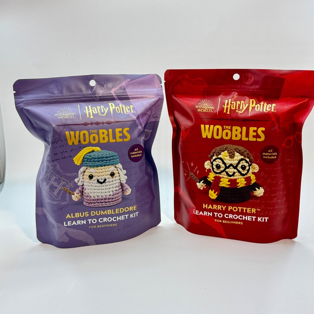 Woobles Harry Potter Dumbledore Crochet Kit Set Sealed Learn Beginner DIY